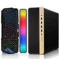 thumbnail image 1 of Restored HP Light Single Premium Desktop Computer PC – AMD Processor,16GB RAM,512GB SSD,RGB Keyboard with AI Copilot Key and Mouse,RGB Soundbar,Windows 11, 1 of 7