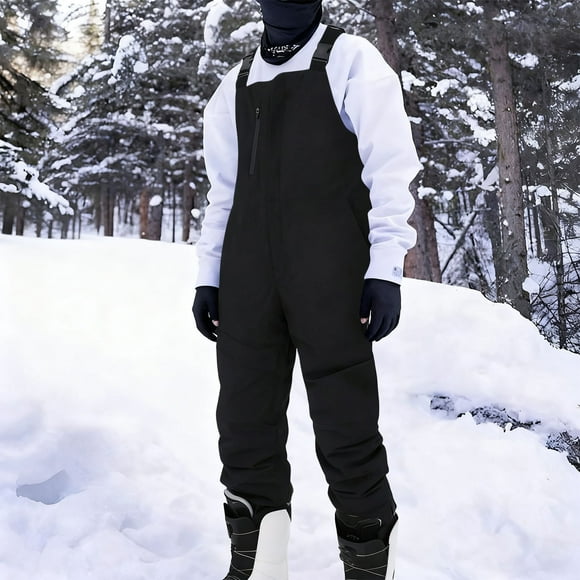 Sentmoon Ski Pants Snowboarding Pants Men Snow Pants Women's Snow Ski Overalls Windproof Insulated Romper Snowpants for Yoga and Athletic Activities L
