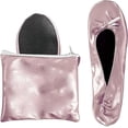 thumbnail image 1 of Women's Portable Foldable Ballet Flats Shoes Roll Up Slippers for Travel Wedding, 1 of 4