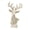White, variant on Vintage Resin Deer Head Sculpture 40cm – Abstract Stag Bust with Antlers for Living Room Office Modern Home Decor