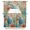 CadetBlue, variant on Curtains Swag and Tiers Curtains Set, Brown Sea Turtle Coastal Valances with Kitchen Tier Curtain 36 Inches Long, Nautical Coral Ocean Vintage Swag Light Filtering Curtains for Sink/Laundry Room