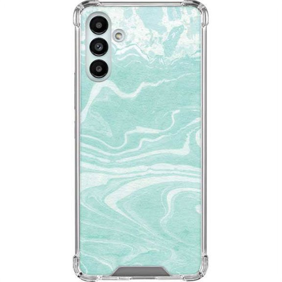 Skinit Marble Mint Marbling Galaxy A13 5G Clear Case
