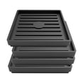 thumbnail image 2 of 4 piezas de muebles de muebles Protectores de piso para pisos de madera anti -skid skid chaSter tazas posavasos para la pierna para el sofá sofá del 8.3cmx8.3cm, 2 of 8