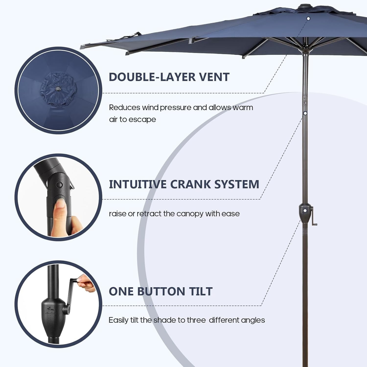 concrete patio umbrella base home depot Concrete Patio Umbrella Base with Iron Support Pole in Brown BUB-54757BRN
