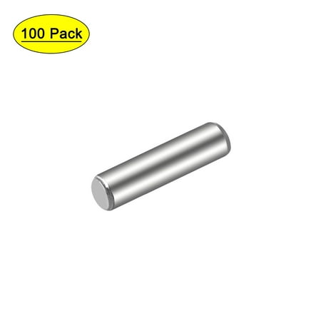 

Uxcell Steel Pins 304 Stainless Steel Cylindrical Shelf Support Pin Silver 3 x 12mm 100Pcs