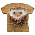 thumbnail image 1 of Adult Orange 100% Cotton Big Face Hedgehog T-Shirt NEW, 1 of 2