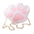 thumbnail image 1 of Bolso de hombro con cadena de garra Yuyangstore Estuche de hombro de pata Blanco, 1 of 3