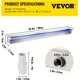 thumbnail image 2 of Fuente de Piscina de Acero Inoxidable VEVOR 35.4 x 4.5 x 3.1 Pulgadas con Tira de luz LED, 2 of 2