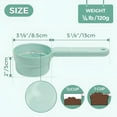 thumbnail image 2 of ACDANC Dog Food Scoop Cup Melamine Pet Food Scoop Measuring Cup for Dog Cat Ferret Rabbit Bird Food, Half Cup Scoop Food-Grade Pet Feed Scoops with Handle, Dishwasher Safe, White, 2 of 4
