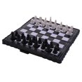 thumbnail image 4 of 5x5 Inch Chess Portable Plastic Folding Board With Magnetic Chess Game Mini Chess Set Puzzle Party Family Event,1* folding chess, 4 of 8