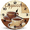 HJ-06, variant on Lucidhisun Colorful Retro Blocks Wall Clocks Silent Non-Ticking Battery Operated Clock 10inch, Wood Round Wall Clock for Bathroom Decorative for Living Room,Kitchen,Office