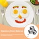 thumbnail image 5 of Recubrimiento antiadherente, cazador furtivo de huevos de liberación rápida, vaporizador de alimentos, 3 tazas, máquina de desayuno, utensilios de cocina para microondas poroso Inevent HA009294-01, 5 of 6