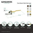 thumbnail image 2 of Kingston Brass KTPL1 Victorian Standard Mount Toilet Tank Lever, Polished Chrome, 2 of 4