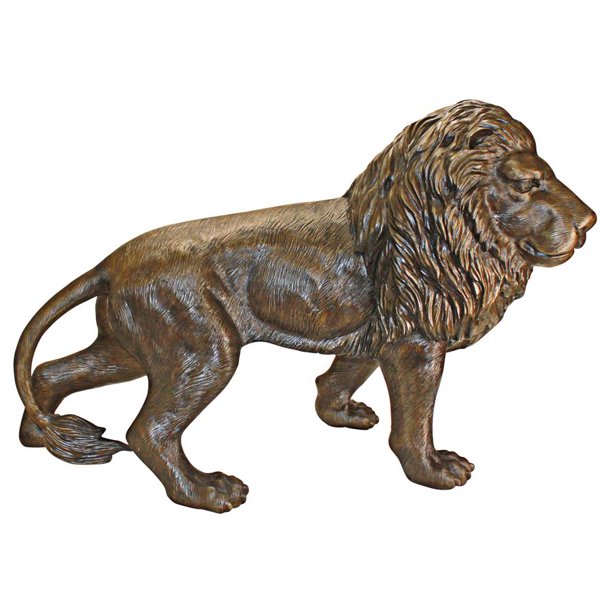 Design Toscano Guardian Lion Cast Bronze Garden Statue Right Foot