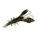 thumbnail image 5 of Señuelo de pesca de cangrejo de río 3D de sílice con aroma a yodo y camarones blandos para lubina Verde, 5 of 5