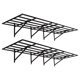 thumbnail image 3 of Qinaqin Resistente Garage Shelves 2-Pack 76" x 24" Steel Montado en Pared Almacenamiento con cm de Alturaooks | 200Lb/Shelf Capacity (400Lb Total) para Garage/Basement/ Anchoorkshop, 3 of 8