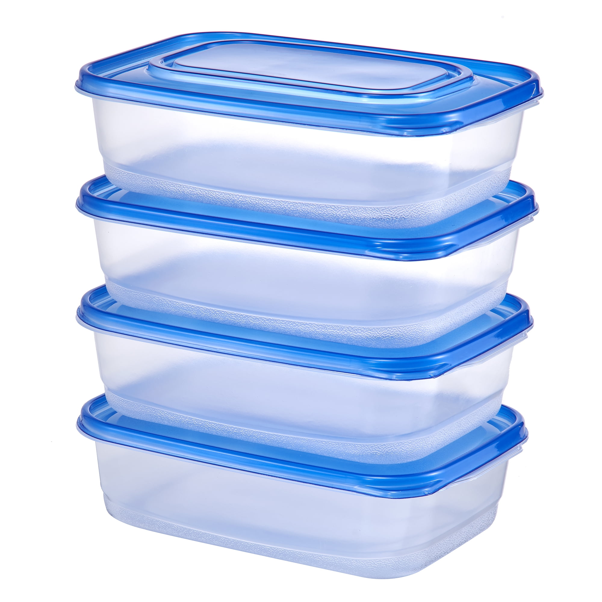 Plastic storage containers for food with lids discount