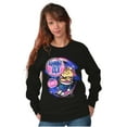 thumbnail image 4 of Airbrushed Dubble Bubble Blowing Up Unisex Plus Size Sweatshirt Brisco Brands 2X, 4 of 5