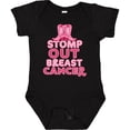 thumbnail image 3 of Inktastic Stomp Out Breast Cancer with Pink Cowgirl Boots Boys or Girls Baby Bodysuit, 3 of 5