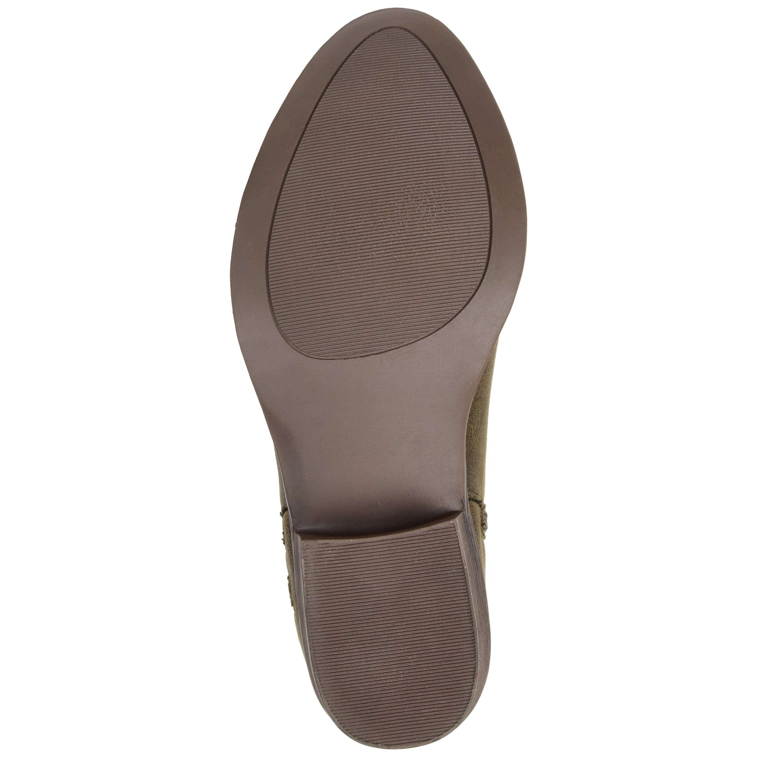 Journee Womens Jayda Inside Zip Stacked Heel Booties