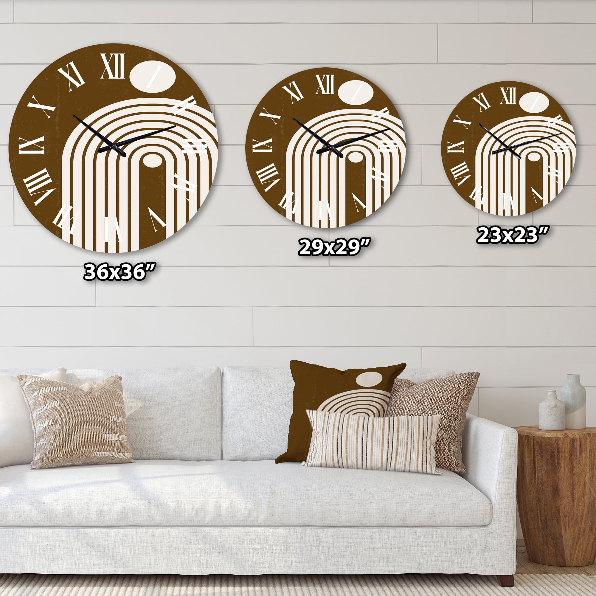 Designart 1 in Quartz Modern/Contemporary Wall Clock