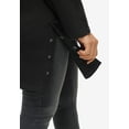 thumbnail image 2 of ellos Women's Plus Size Side-Snap Cowl Neck Sweatshirt Tunic - 30/32, Desert Sage, 2 of 2