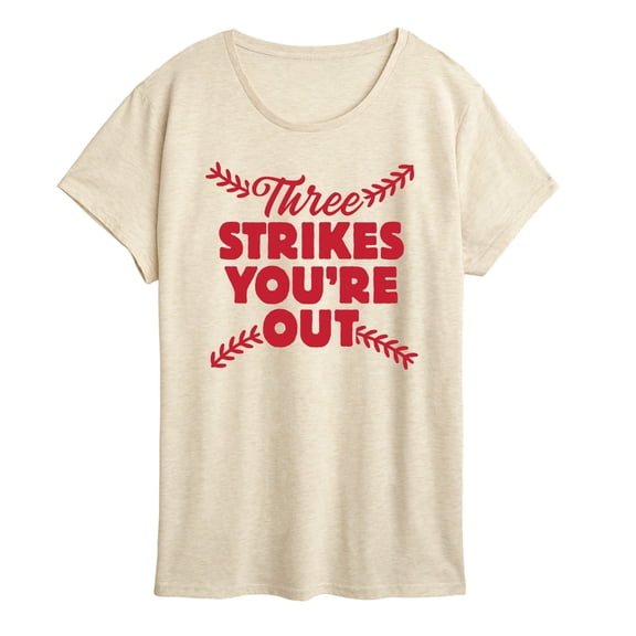 Instant Message - Three Strikes You're Out Short Sleeve Graphic T-Shirt