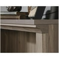 thumbnail image 2 of Scranton & Co Rectangular 3-Shelf Transitional Wood Bookcase in Salt Oak, 2 of 3