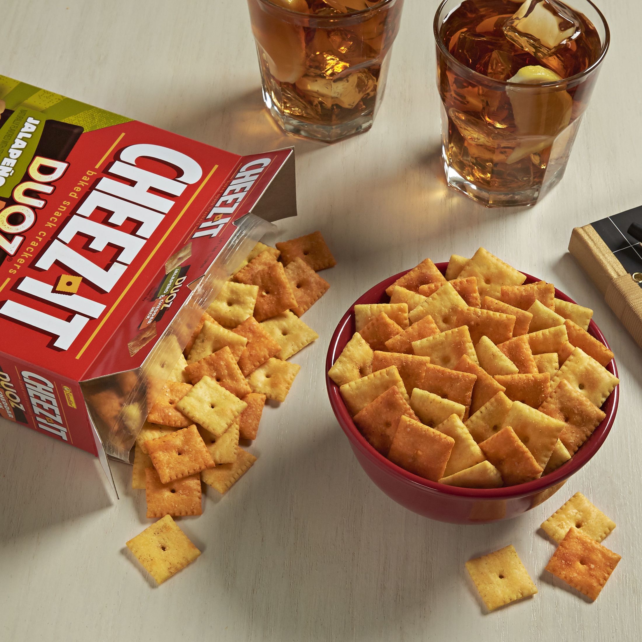 CheezIt DUOZ Jalapeño Cheddar Jack Crackers, 12.4 Chile Ubuy
