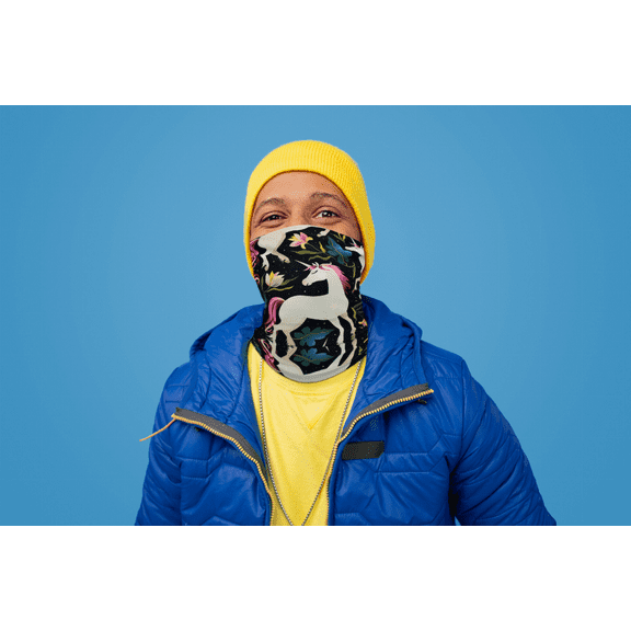 Real Sic Neck Gaiter/Balaclava/Magic Scarf Headband & Face Mask for Men, Women （Unicorn ）