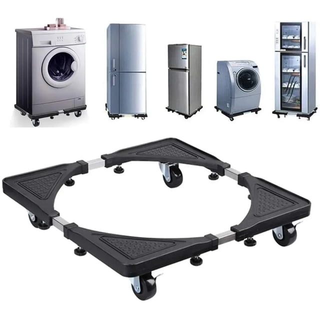 Soporte Móvil Ajustable ADA para Refrigerador Lavadora Mueble Base Móvil