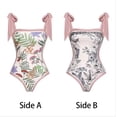 thumbnail image 4 of Estilo Traje de baño de una pieza de dos lados Traje de baño conservador de mujer Bikini, 4 of 6