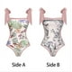 thumbnail image 2 of Estilo Traje de baño de una pieza de dos lados Traje de baño conservador de mujer Bikini, 2 of 6