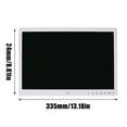 thumbnail image 4 of Herwey 15inch HD Screen Touch Button Digital Photo Frame Alarm Clock MP3/4 Movie Player , Music Photo Frame, Alarm Photo Frame, 4 of 8