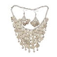 thumbnail image 3 of Conjunto de 2 joyas elegantes y ligeras para mujer, conjunto de joyas tradicionales indias de aleación. Pendientes de gancho, 3 of 6