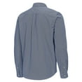 thumbnail image 3 of Men's Antigua Navy New York Rangers Porter Woven Tri-Blend Long Sleeve Button-Down Shirt, 3 of 3