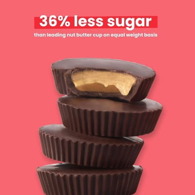 UnReal Dark Chocolate Peanut Butter Cups 0.529 oz (Pack of 40)