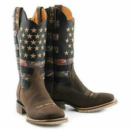 

Men s Tin Haul Open Season Boots Deer Hunter Lug Sole Handcrafted Brown