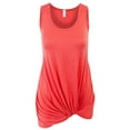thumbnail image 6 of Sleeveless Tank Tunic Top with Knot on Hemline, 6 of 13