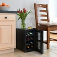 thumbnail image 6 of Ivation 8 Bottle Thermoelectric Wine Cooler, Quiet Freestanding Wine Fridge, Black, 6 of 8