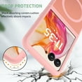 thumbnail image 5 of Dteck for Motorola Razr Ultra 2025 Magnetic Case with Screen Protector, Compatible with MagSafe, Ultra Slim Lightweight Anti Yellowing Phone Cover Durable Rugged Shockproof TPU,Pink, 5 of 5