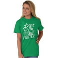 thumbnail image 4 of Popeye the Sailor Loves Not a Fighter Women's Graphic T Shirt Tees Brisco Brands S, 4 of 6