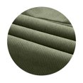 thumbnail image 5 of Fengqque Men's Corduroy Long Sleeved Lapel Jacket Winter Sherpa Lined Warm Thick Trucker Cargo Coat with Pockets Army Green XXXL(XXXL), 5 of 9