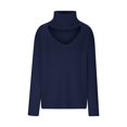 thumbnail image 5 of Owordtank Women's 2023 Long Sleeve Cowl Neck Sweaters Casual Loose Fitted Pullover Tops Christmas Clear?ance under 10, 5 of 6