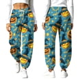 thumbnail image 5 of Jovrlynd Barrel Sweatpants Women Halloween Drawstring High Waisted Pockets Athletic Baggy Joggers Stretch Comfy Lounge Pants, 5 of 9