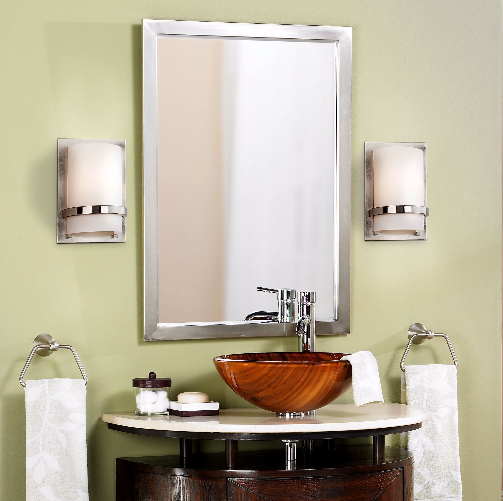 Minka Lavery 342-84 1 Light Wall Sconce in Nickel