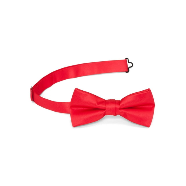 Gravity Threads Classic Pre-tied Adjustable Fashion Bowtie, Red