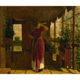 thumbnail image 2 of Winslow Homer 14x12 Gold Ornate Wood Frame and Double Matted Museum Art Print Titled - The Dinner Horn (1873), 2 of 4