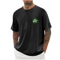 thumbnail image 1 of Wancir Mens Shirts Clearance Sale Man Falling Shoulders Printing Motion Bodybuilding T-shirt, 1 of 3
