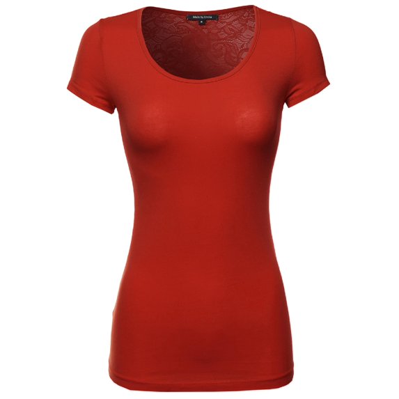 FashionOutfit Women's All Laced Back Basic Tee